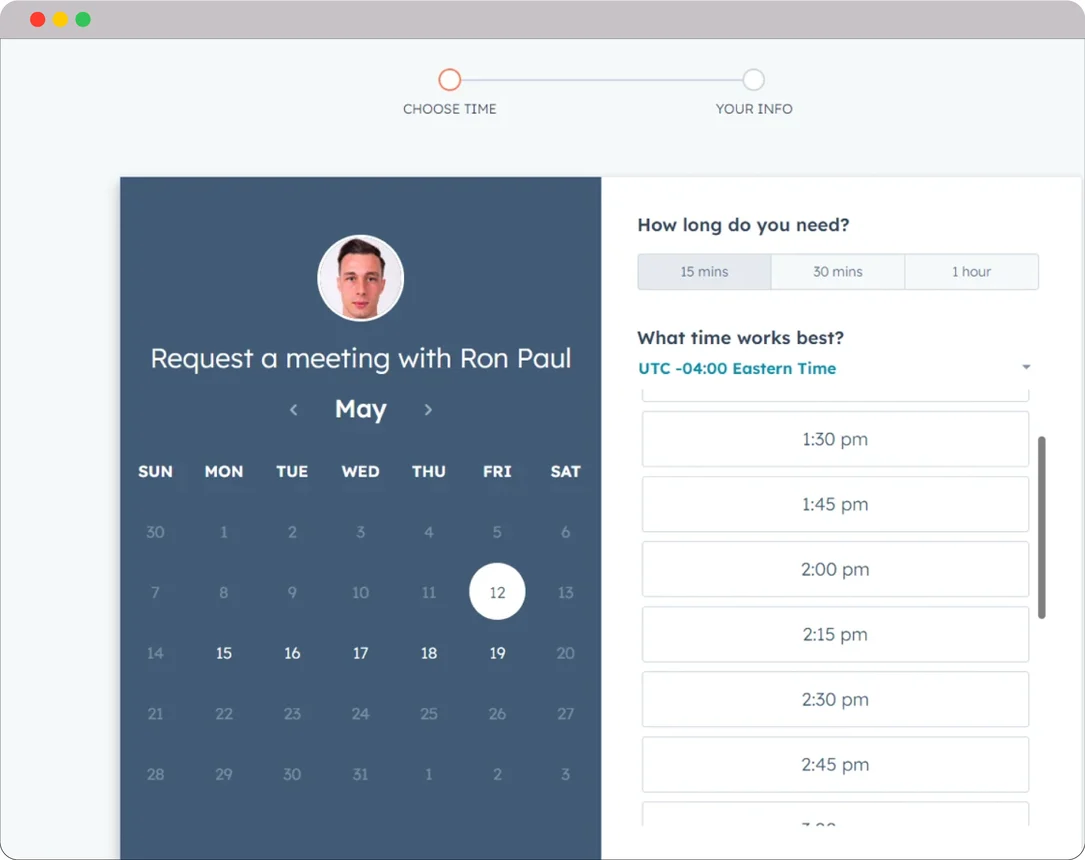 HubSpot for Travel Agencies: Driving Results and Business Growth 13 Travel-Meetings-Tool