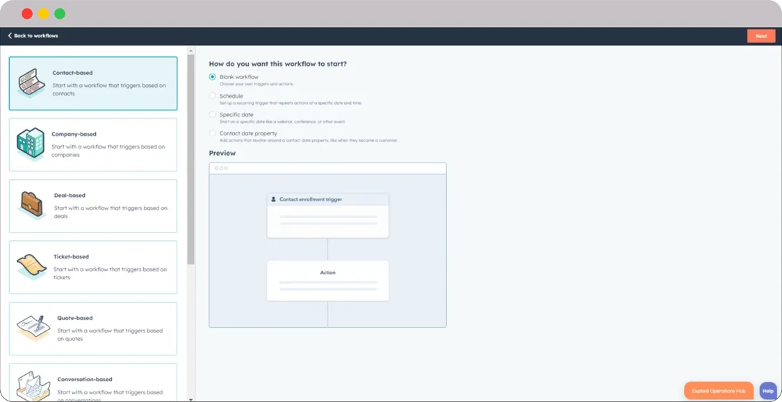 HubSpot for Travel Agencies: Driving Results and Business Growth 2 Travel-Workflows-Creation