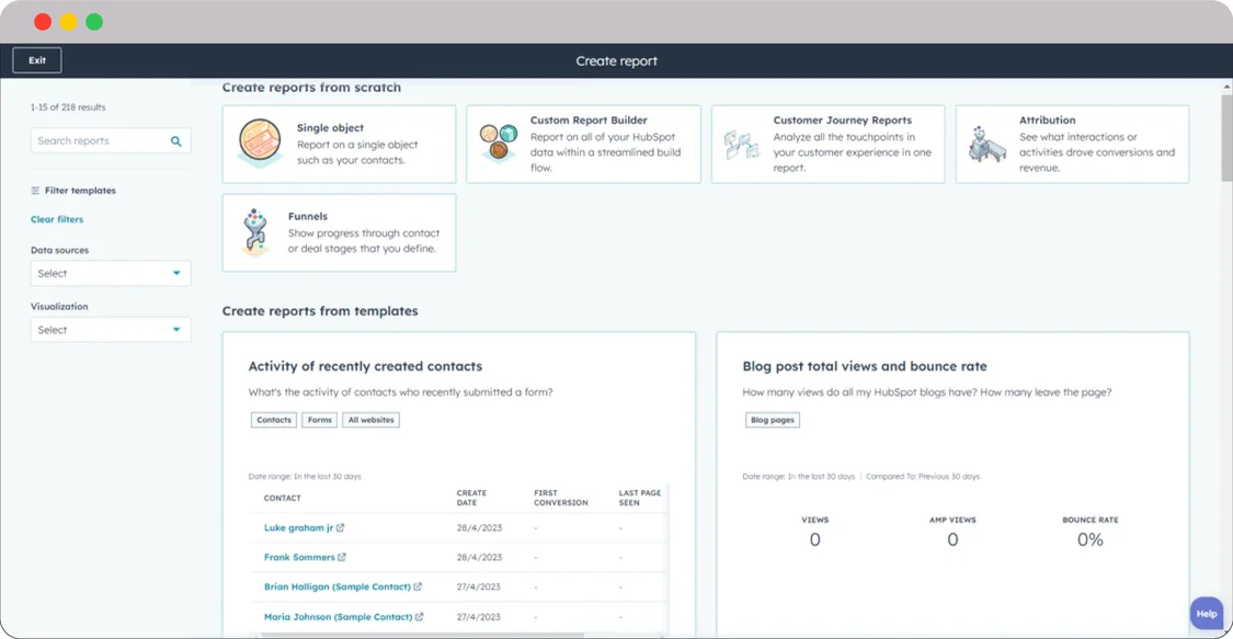 HubSpot for Travel Agencies: Driving Results and Business Growth 22 Travel-reporting-feature