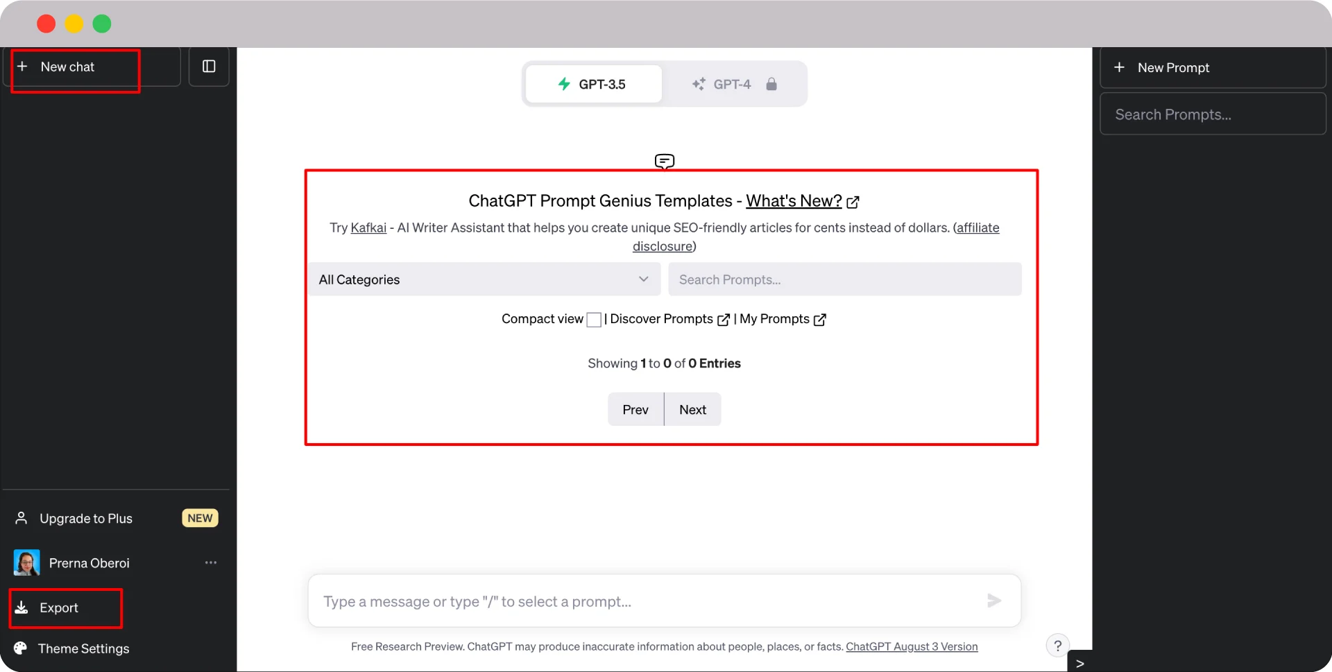 From ideas to text: 14 best AI Content Writing Tools at your service 17 Chatgpt dashboard