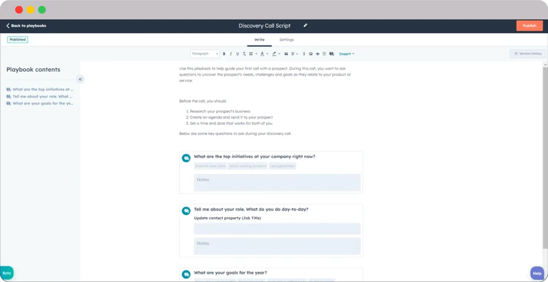 Unlocking the Power of HubSpot for Customer Service Excellence 19 Consumer-Services-Playbooks-Tool