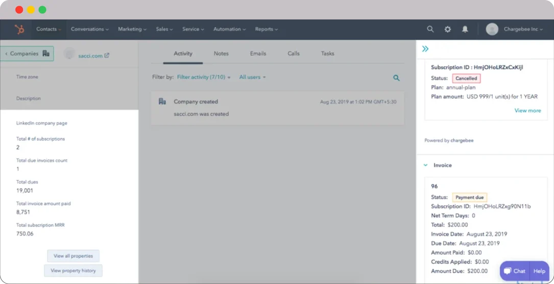 Unlocking the Power of HubSpot for Customer Service Excellence 24 HubSpot-Chargebee-Integration