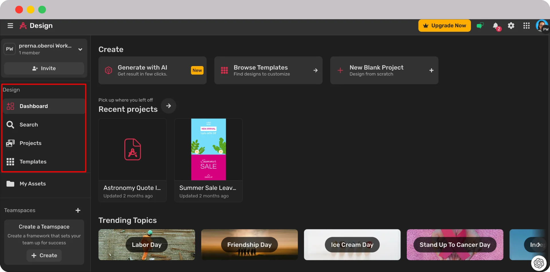 From ideas to text: 14 best AI Content Writing Tools at your service 36 Simplified dashboard
