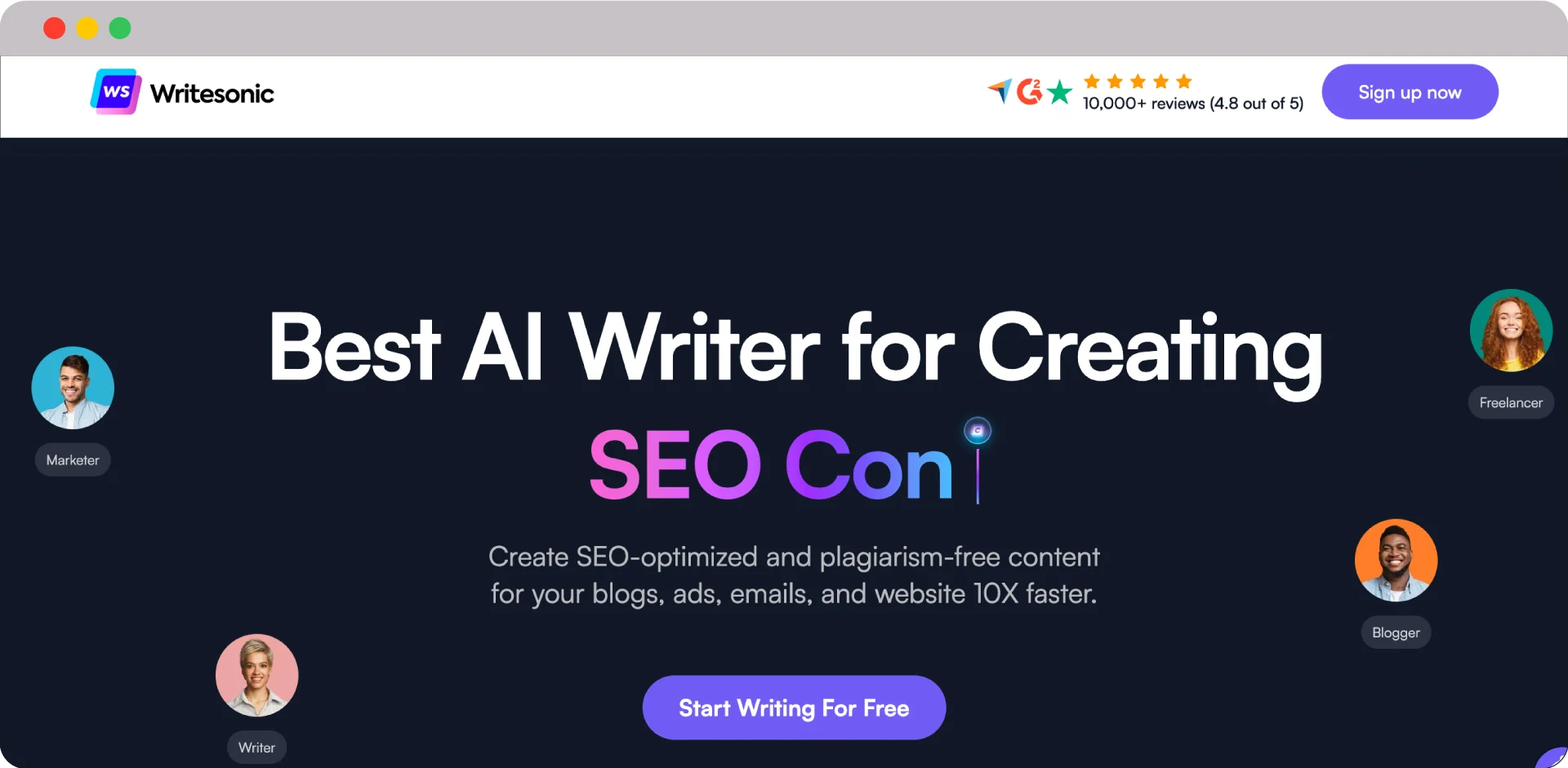 From ideas to text: 14 best AI Content Writing Tools at your service 14 Writesonic ai content writing tool