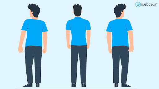 Things to keep in mind while Making Character Poses for Animation 5 Back-pose