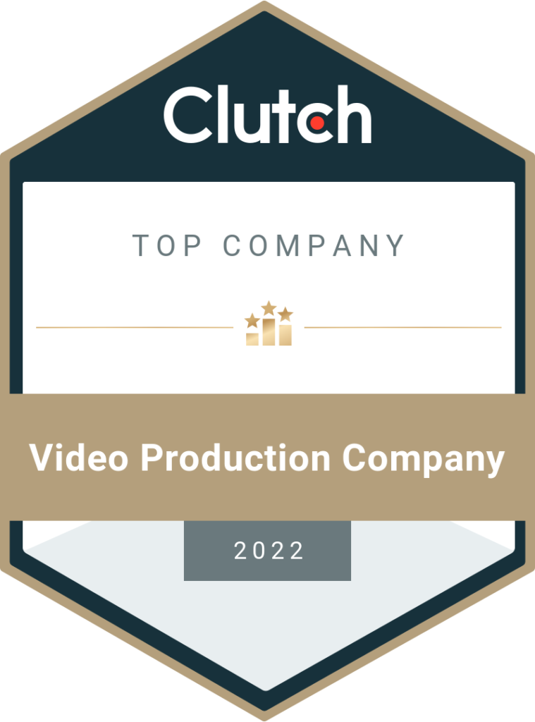 About Us 23 top clutch.co video production company 2022 award 1