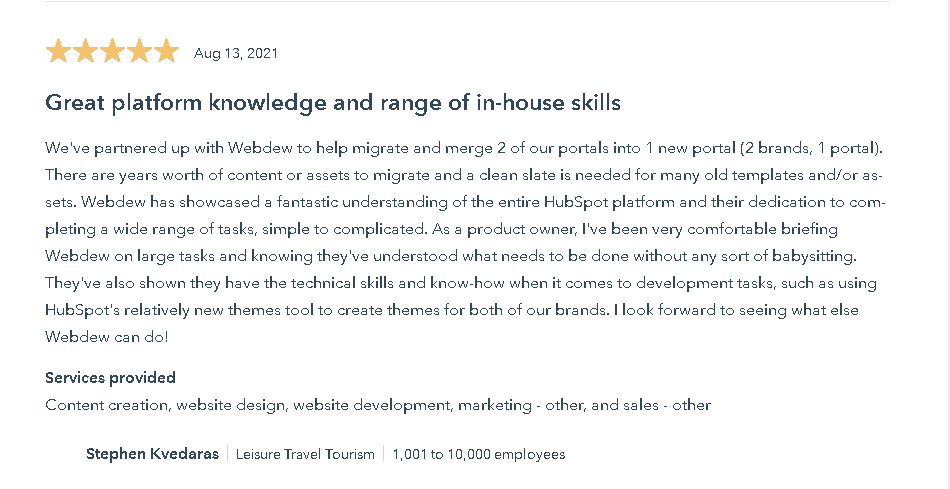 travelopia case study