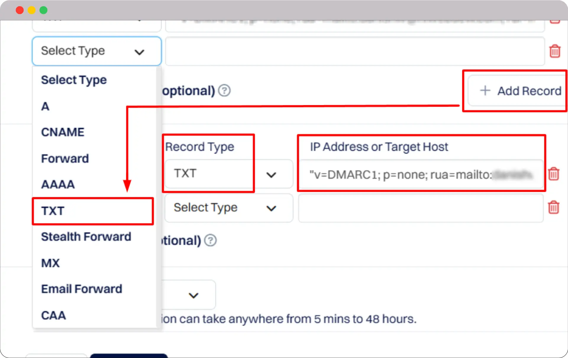 SPF, DKIM, DMARC explained: Enhancing email security and trust 12 Addition of New Custom Record
