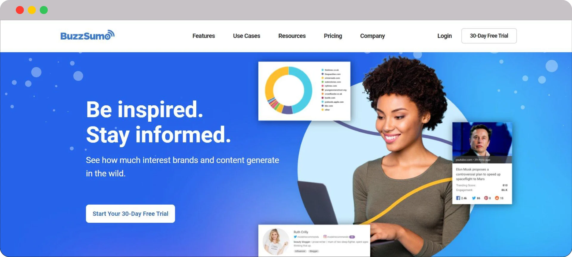 Buzzsumo SaaS SEO Tool