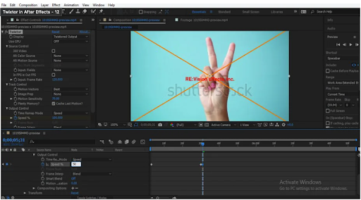 How to use Twixtor in After Effects step 12