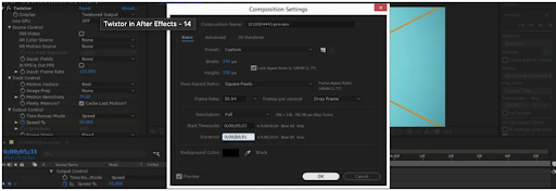 How to use Twixtor in After Effects step 14