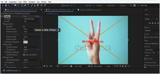 How to use Twixtor in After Effects step 8