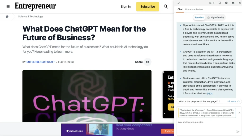 ChatGPT Chrome Extension and Beyond: 21 Essential Extensions for Every User 15 Scispace coplilot