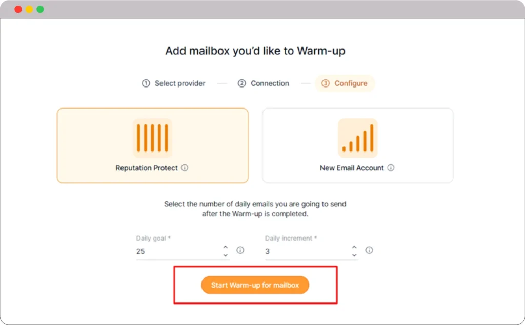 Email Warm-Up: A Comprehensive Guide to establishing Sender Reputation 10 Start warmup