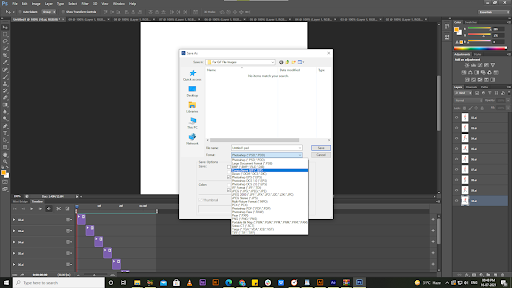 Step 7 Exporting and saving the GIF