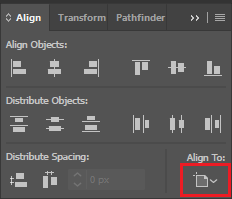 align to artboard