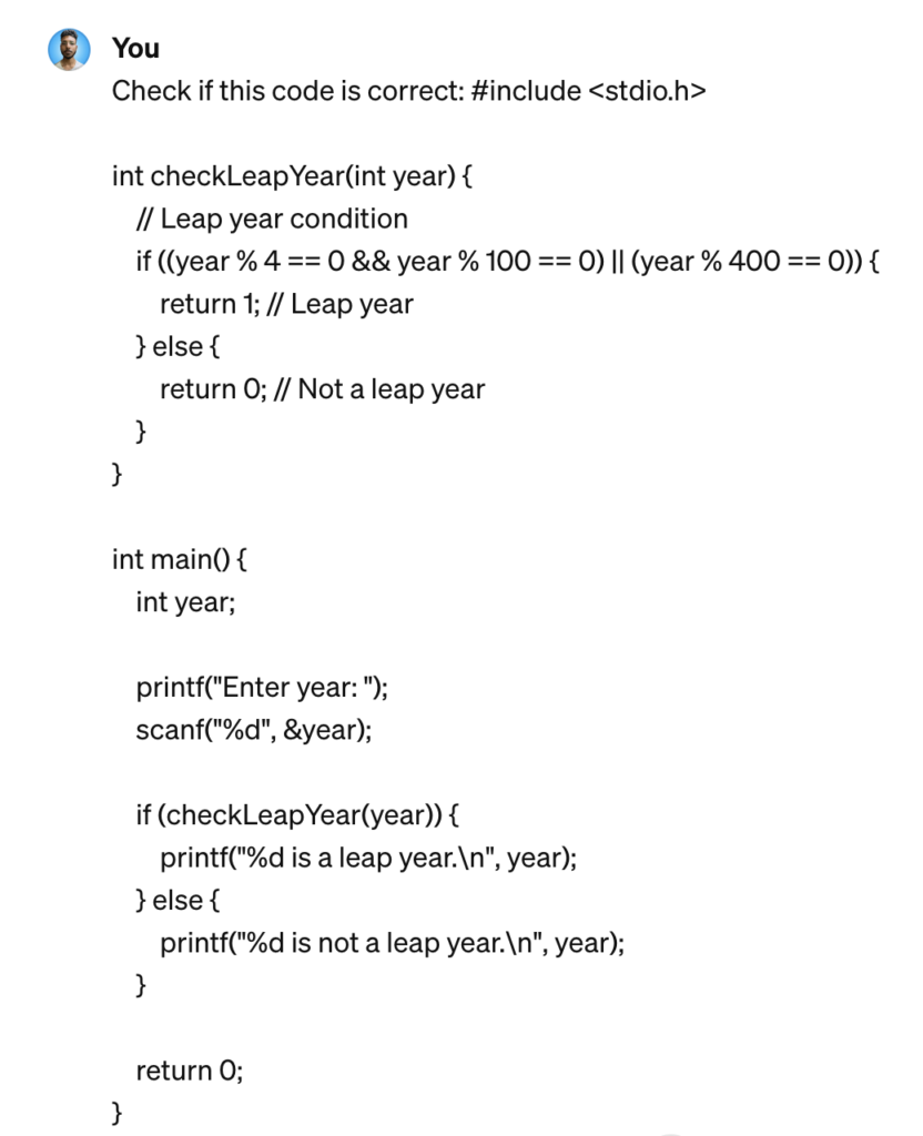 Top 17 most popular ChatGPT Applications for automation 5 asking chatgpt to debug a code