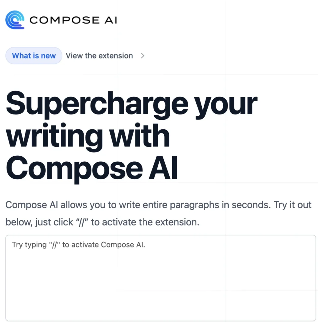 ChatGPT Chrome Extension and Beyond: 21 Essential Extensions for Every User 2 compose ai 1