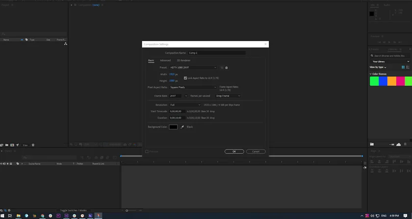 create a new composition