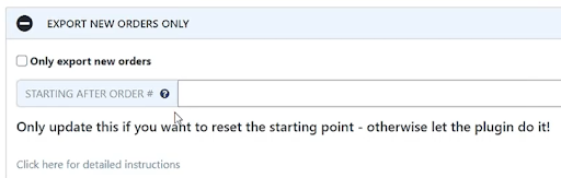 How to Export Orders from WooCommerce Store using Order Export Plugin? 5 export new orders only 1