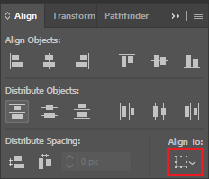 horizontal align center option and vertical align center 1