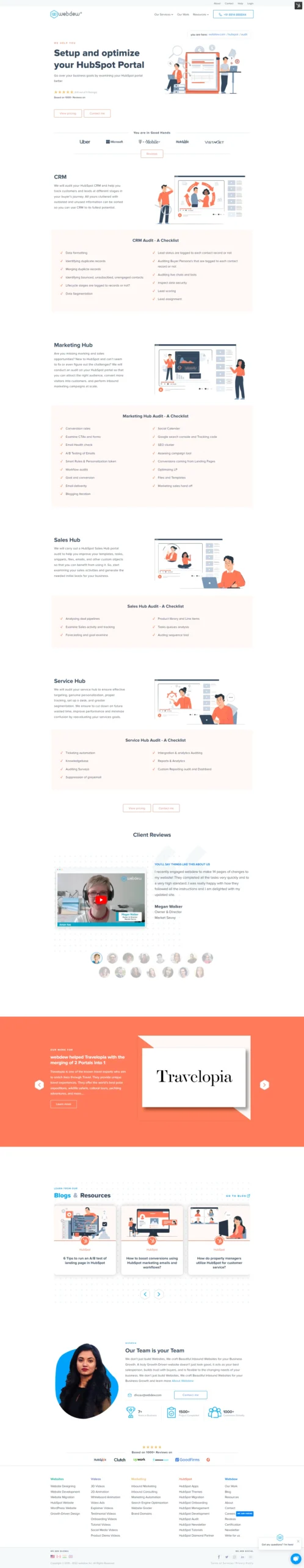 hubSpot audit webdew scaled