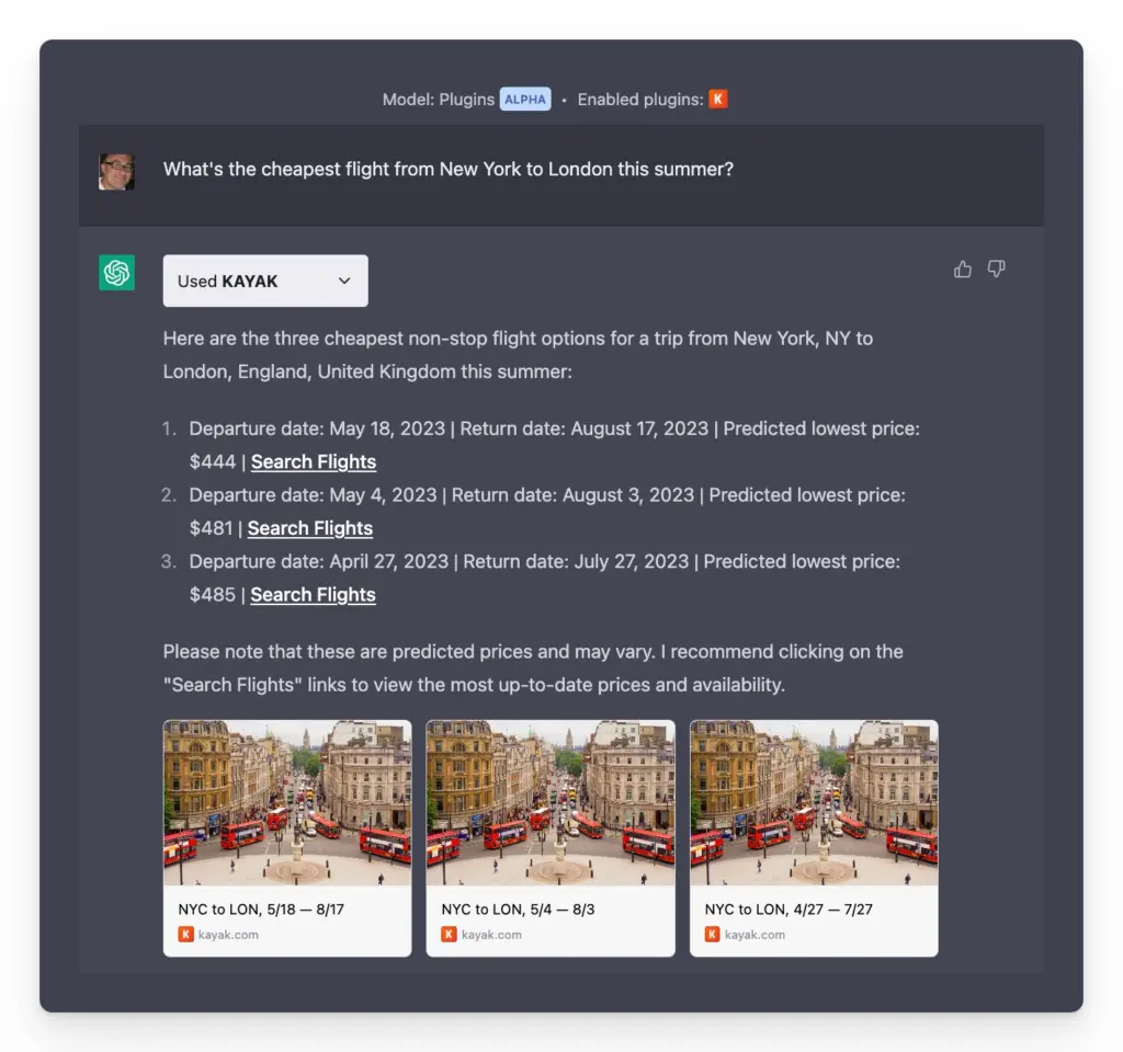 Best ChatGPT Plugins: 23 Emerging ChatGPT Plugins to explore 12 kayak chagpt plugin