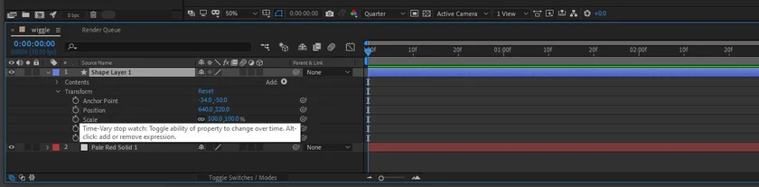 keyframe assistant menu
