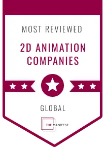 manifest rank webdew as most reviewed 2D animation company