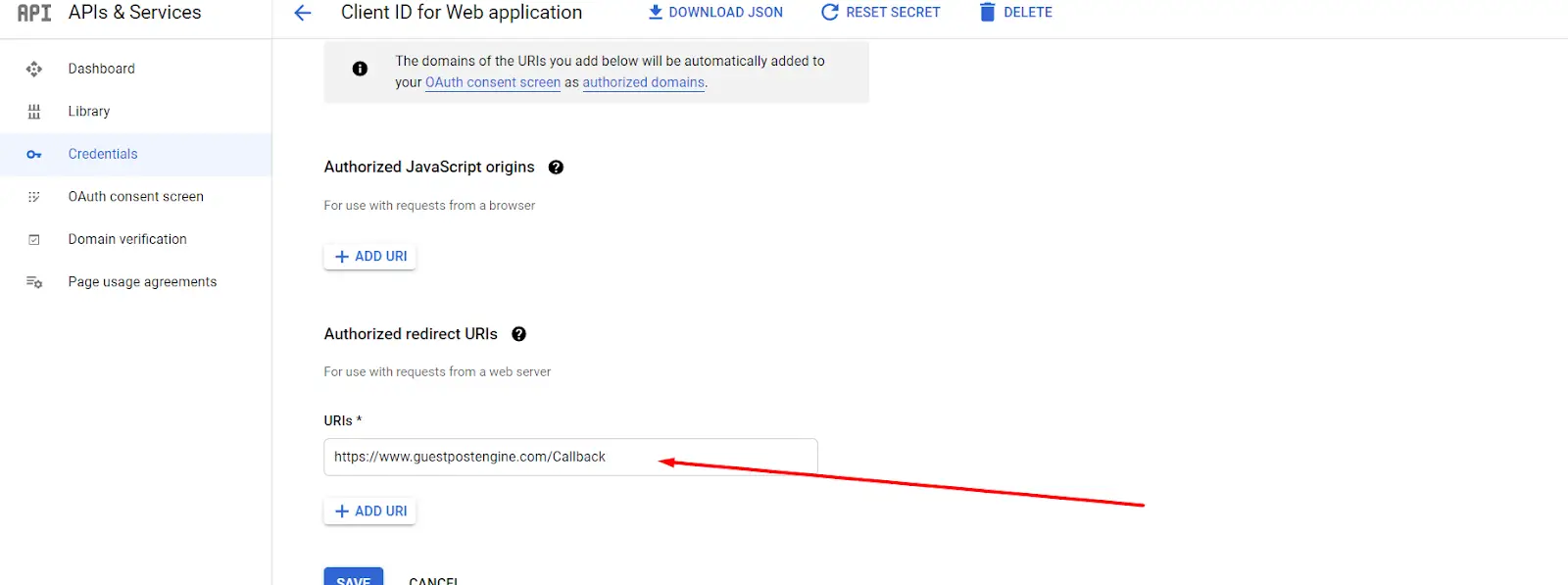 A Step-by-Step Guide on how to Login with Google in Laravel 8 mention your redirect url