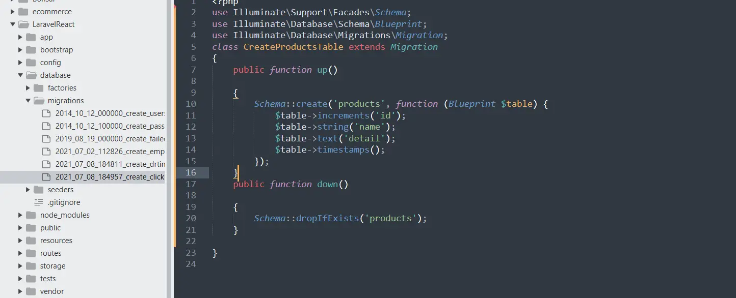 What is OOPs Concept? How can you create a CRUD Operation? 10 migration file