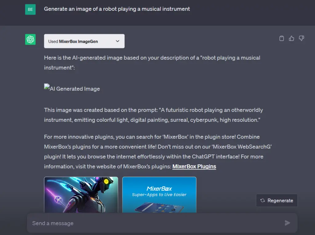 Best ChatGPT Plugins: 23 Emerging ChatGPT Plugins to explore 18 mixerbox imagegen