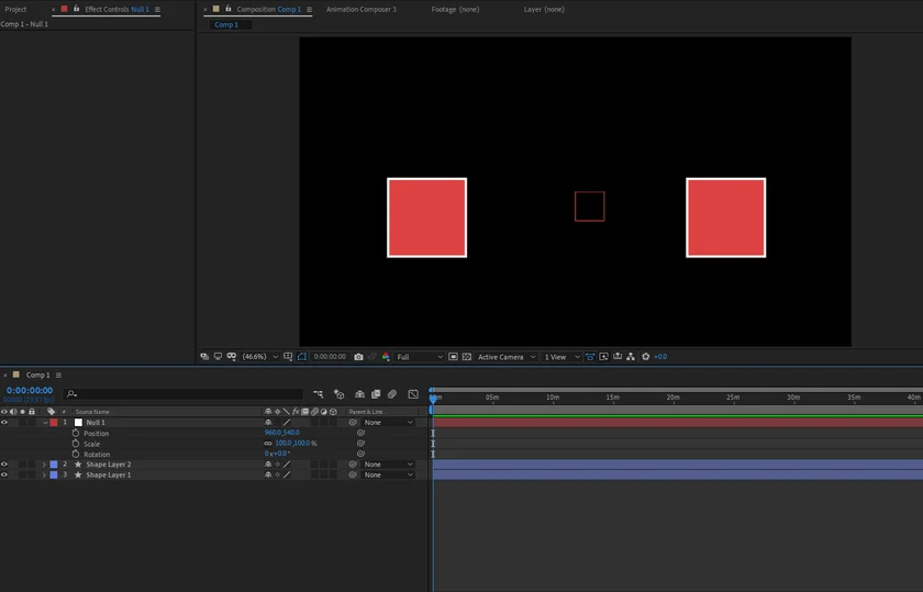 How to add Layers in After Effects: A Beginner's Guide 5 null layers in after effects