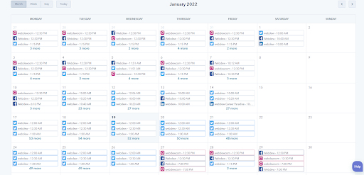 Benefits of using Social Media Monitoring Dashboard for Business 1 schedule social posts