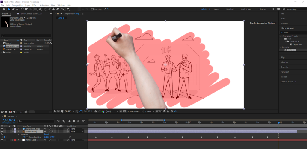 select the graphic layer and press U