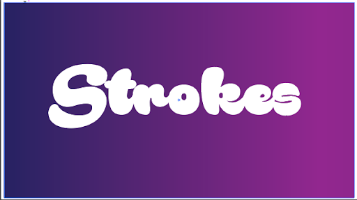 strokes text font racoon