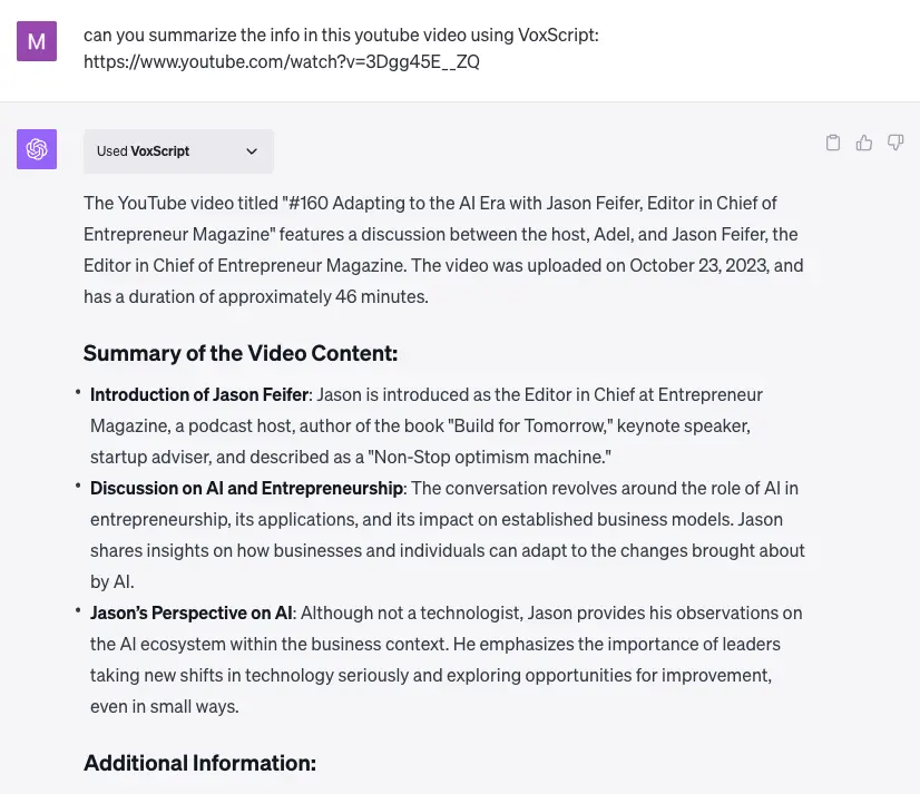 Best ChatGPT Plugins: 23 Emerging ChatGPT Plugins to explore 25 voxscript chatgpt plugins
