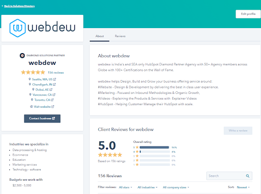 webdew clutch directory