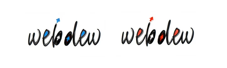 Revamping webdew: A journey through webdew’s Logo Redesign and Rebranding 4 webdew logo concept 4 bd focus