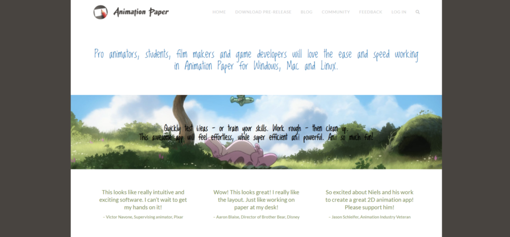 The Best 2D Animation Maker you should know about 5 AnimationPaper 2D animation software 1536x716 1