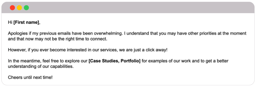 The Art of Cold Email Follow-Up: Strategies for Success 5 BREAKUP-EMAIL