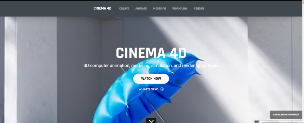 11 Best Character Animation Software for Beginners & Pros 3 Cinema 4D 1536x622 1