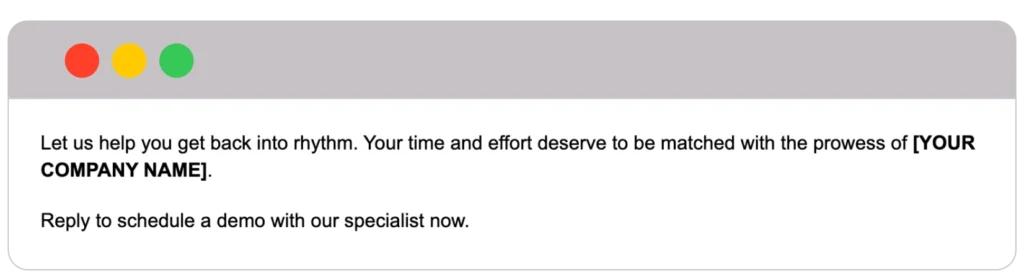 Mastering the Art of Cold Email Copywriting: Strategies for Success 4 Clear and compelling CTA example 1