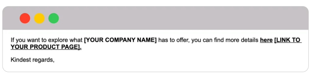 Mastering the Art of Cold Email Copywriting: Strategies for Success 5 Clear and compelling CTA example 2