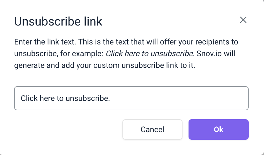 15 Pro Tips to improve Cold Email Deliverability 4 Clear unsubscribe option