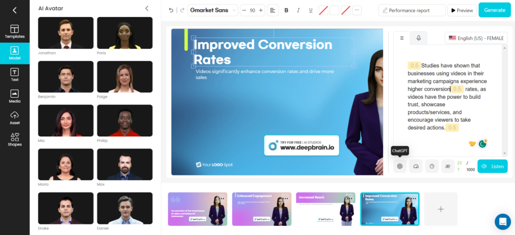 Master Video Editing in Minutes: Showcase of 19 AI Video Editing Tools 54 Editing options in Deepbrain