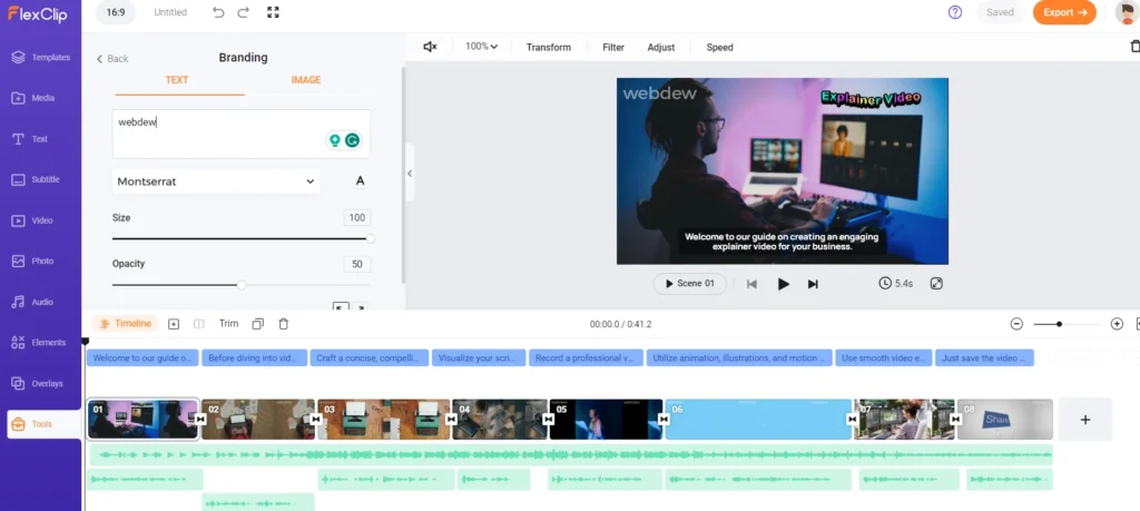 Honest FlexClip Review: In-depth Guide for your Decision-Making 29 Features of branding option