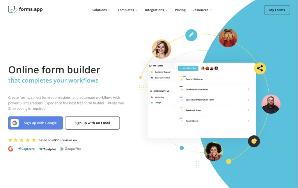 Forms.app online survey tool