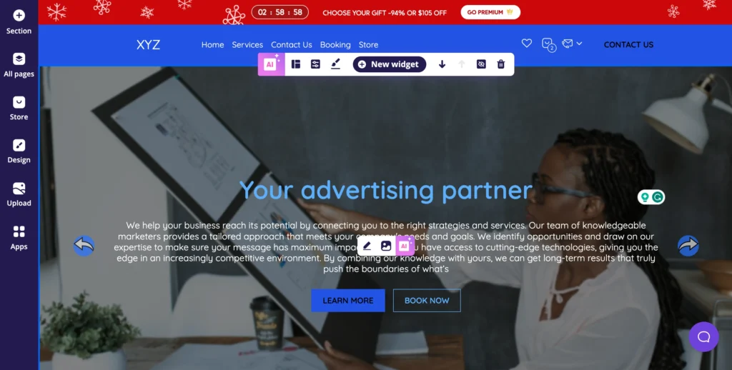 Hocoos created website