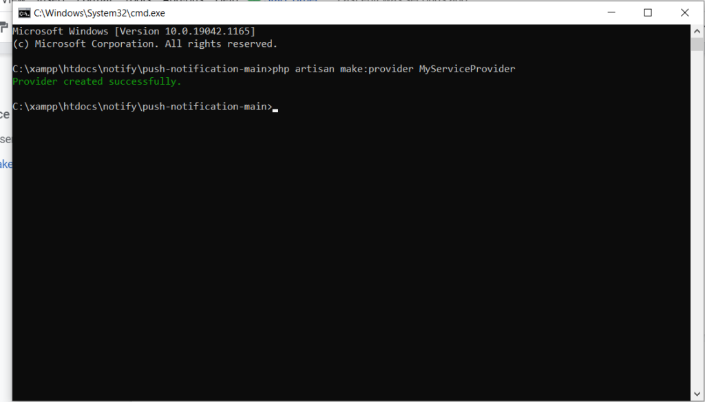 How to create service providers in laravel 1